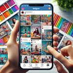 Here is the image depicting a vibrant social media feed showcasing diverse, authentic content and engaging short videos. The layout mimics a popular social media platform, featuring a variety of posts and interactive elements like likes and comments